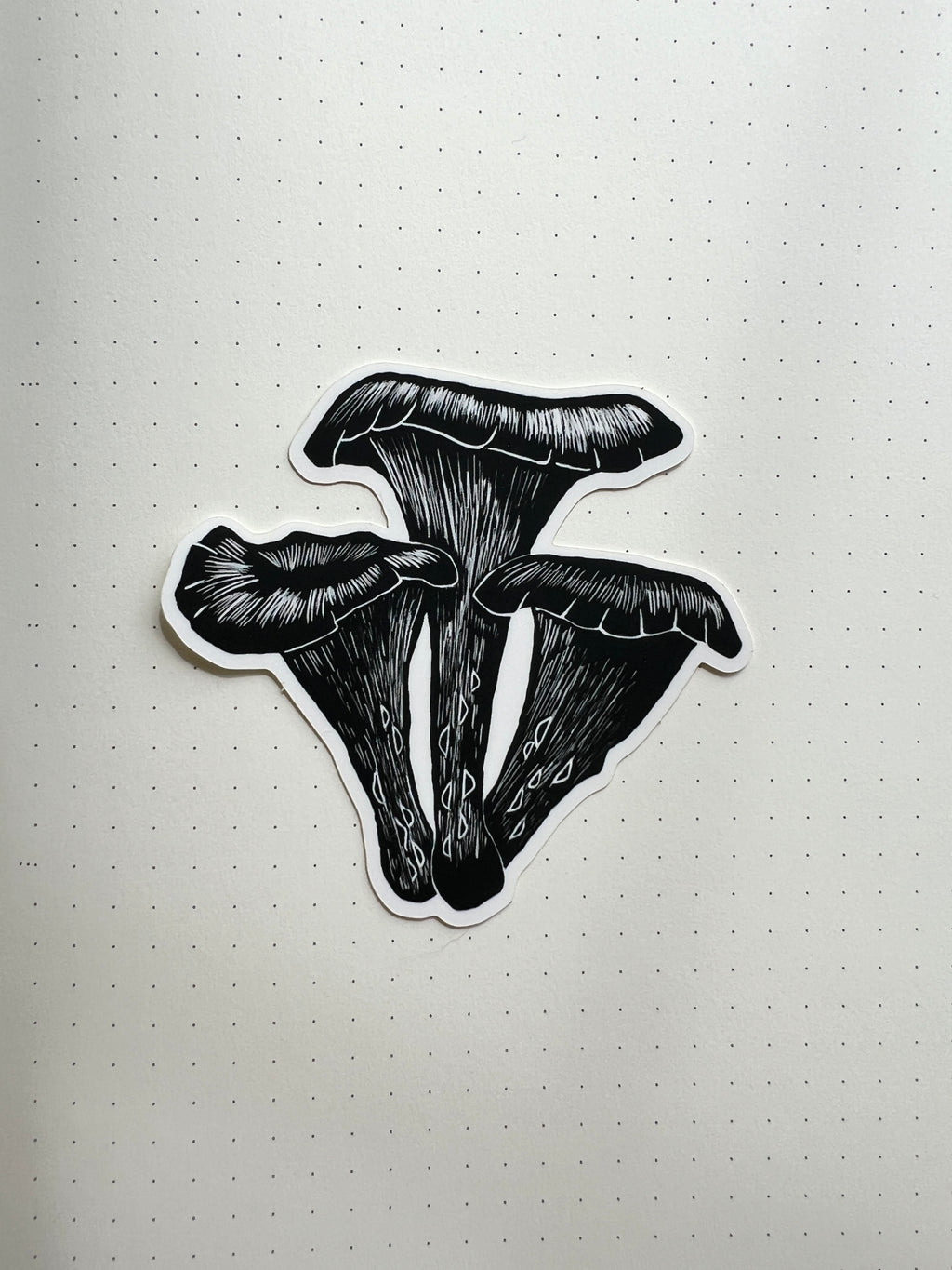 Black Trumpet Print