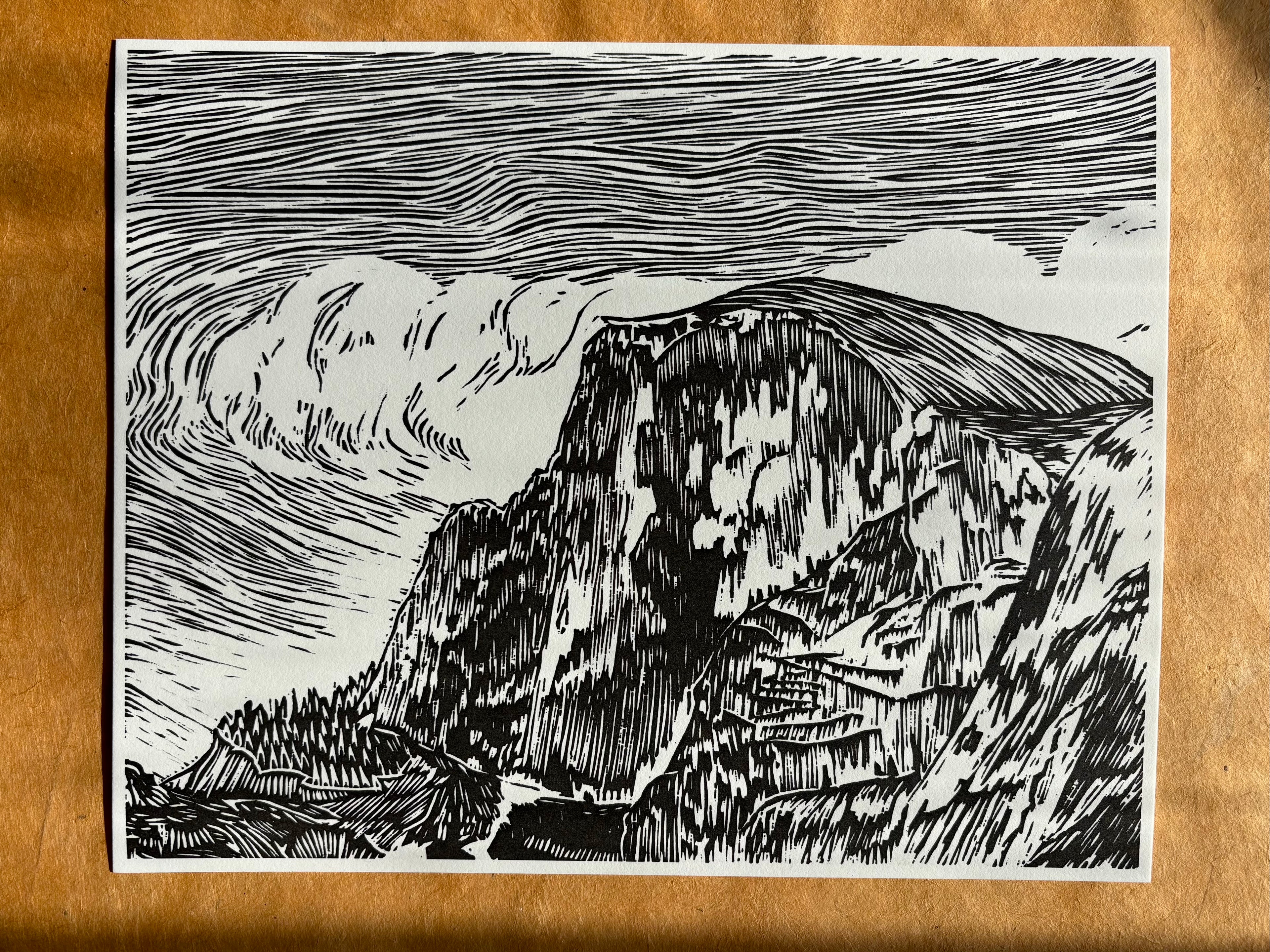 Half Dome Reproduction Print