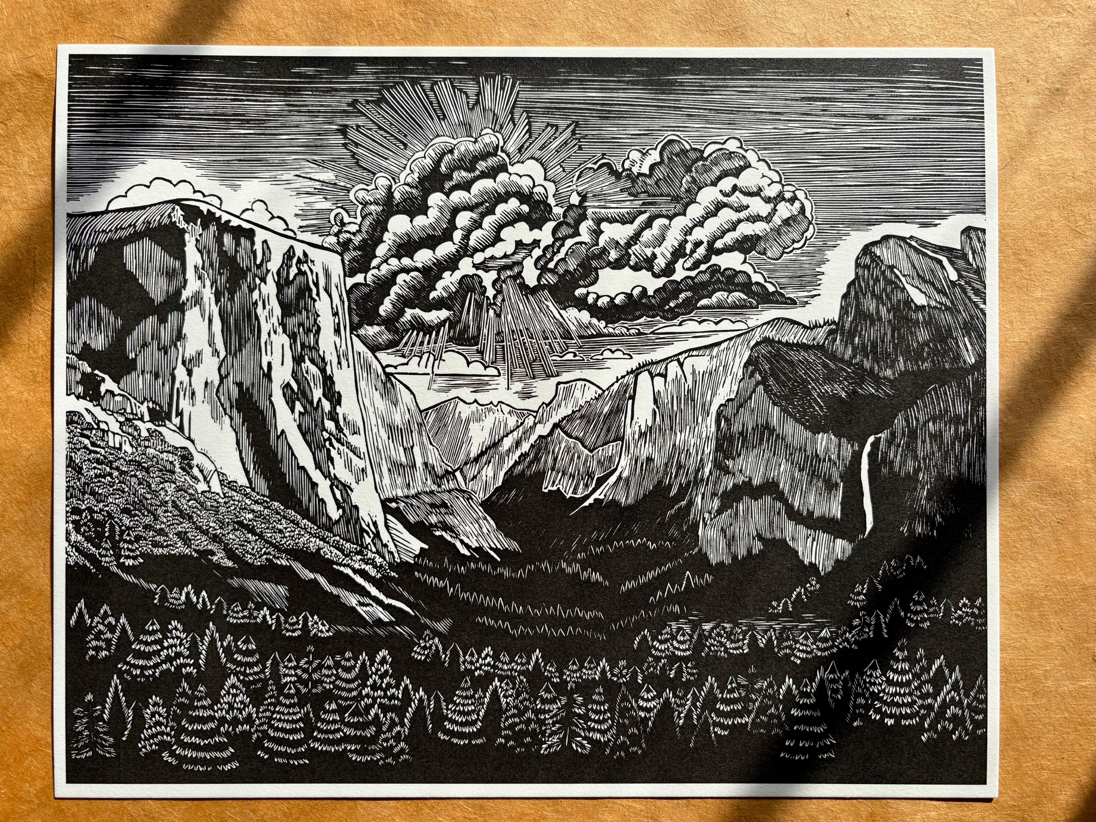 Yosemite Valley Reproduction Print