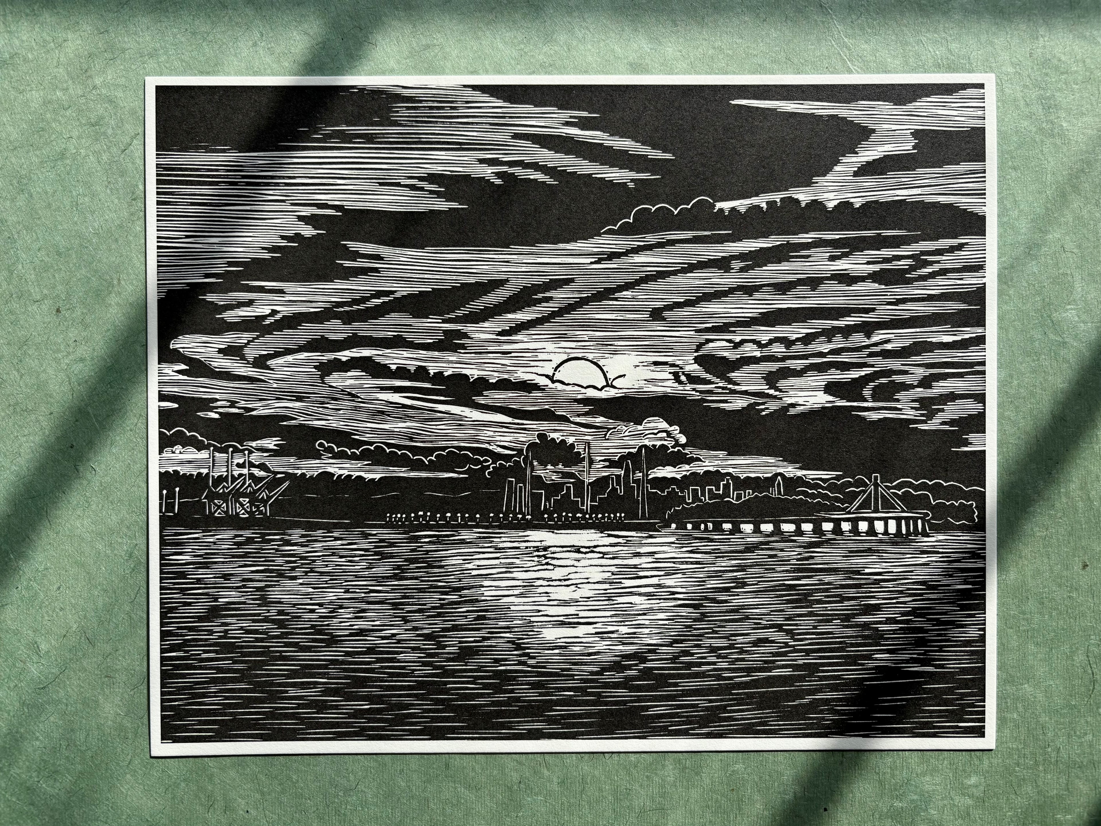 Midnight Over San Francisco Reproduction Print