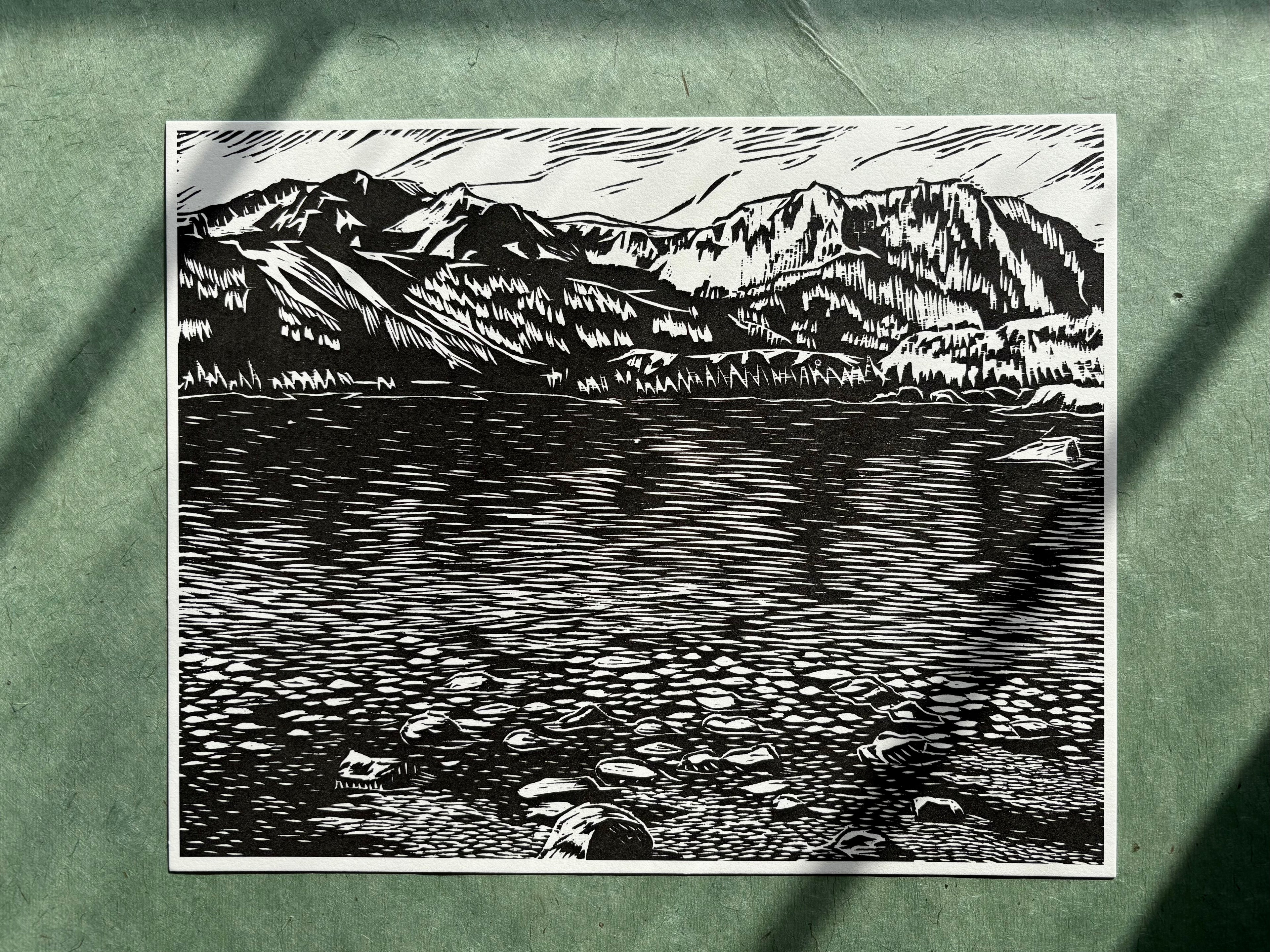 June Lake Reproduction Print