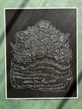 Giant Oyster Mushroom Reproduction Print