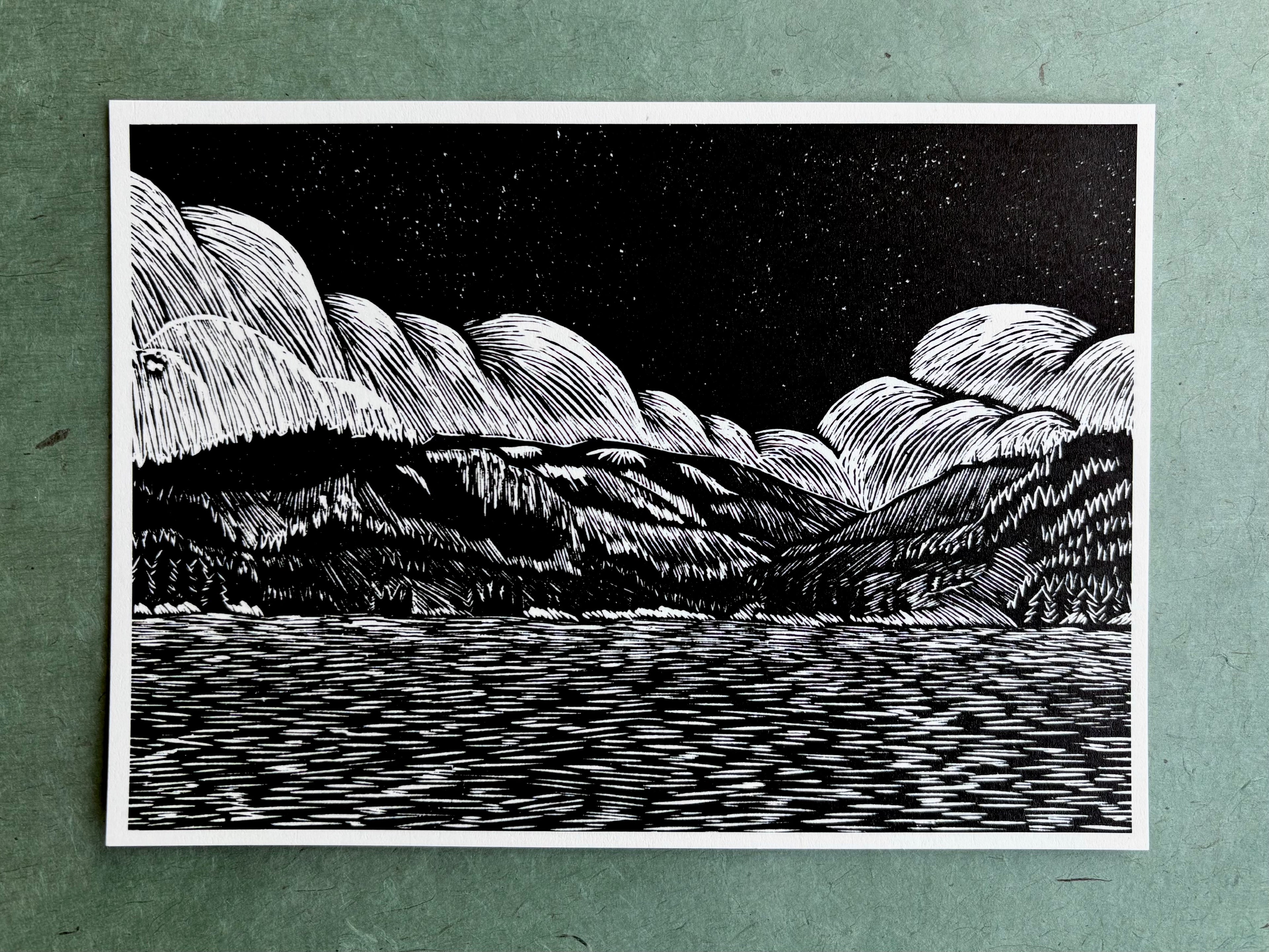 Pinecrest Lake Reproduction print